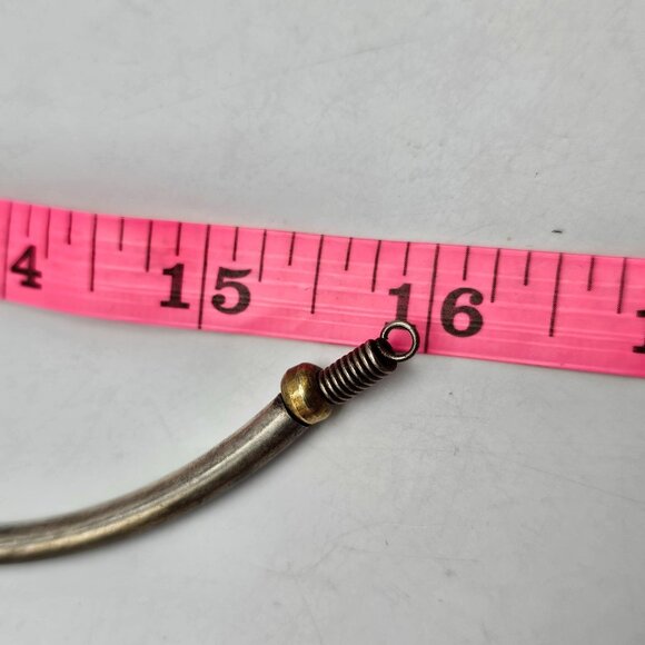 Vintage 1970s Two-Tone Tube Bead Choker Necklace - Picture 6 of 6